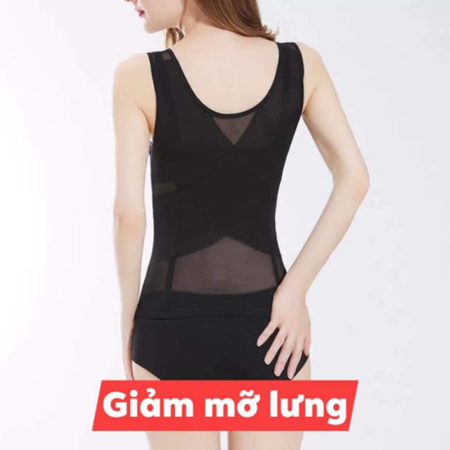 Áo gen nịt bụng định hình triệt tiêu mỡ