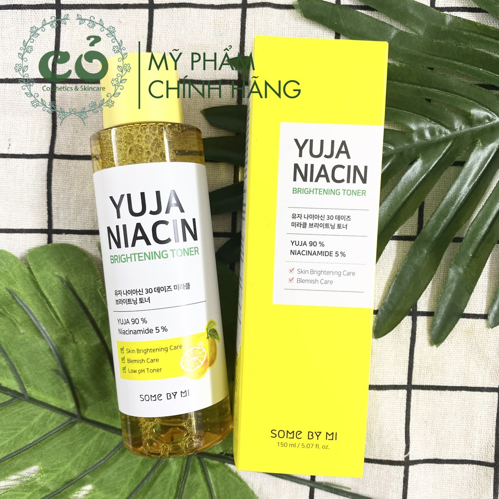 Nước hoa hồng Dưỡng Trắng Yuja Niacin Brightening Toner Some By Mi 150ml