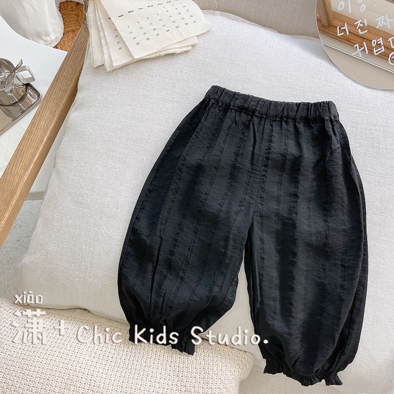 [Babycat] Hàng Có Sẵn Quần Dài Túm Ống Mềm Mại Siêu Thoải Mái Phong Cách Nhật Bản Hàn Quốc Mùa Hè Mát Mẻ Cao Cấp Dành Cho Bé Gái