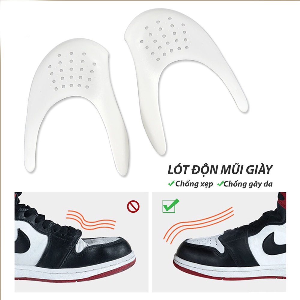 Miếng độn mũi giày nam nữ chống nứt da, gãy xẹp và giữ dáng căng phồng cho giày Sneaker, Jordan_ V01PK58