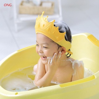 Mũ gội đầu chống thấm nước có thể điều chỉnh thiết kế dễ thương dành cho bé