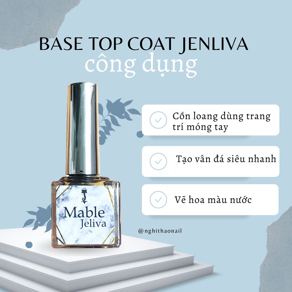 Set cồn loang nail Jeliva 12 màu