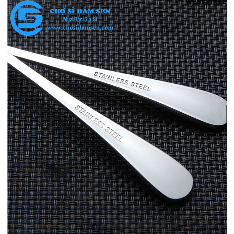[combo10] Muỗng inox dài Muỗng cà phê chất liệu thép không gỉ thiết kế tay cầm dài tiện dụng G337-Muongcafe