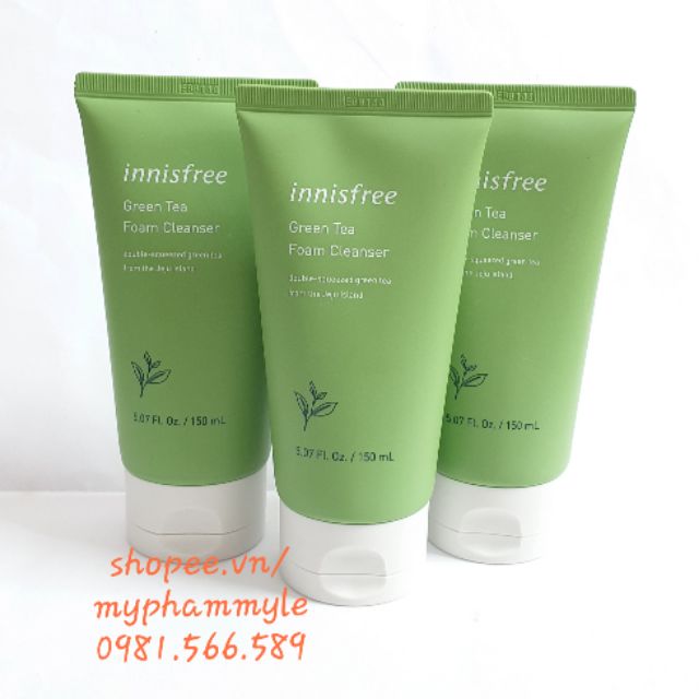 SỮA RỬA MẶT TRÀ XANH INNISFREE 150ML