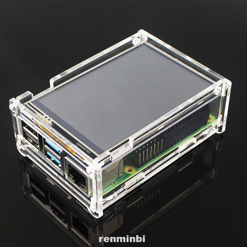 LCD Display Lightweight Accessories Replacement 3.5 Inch With Shell For Raspberry Pi 4B