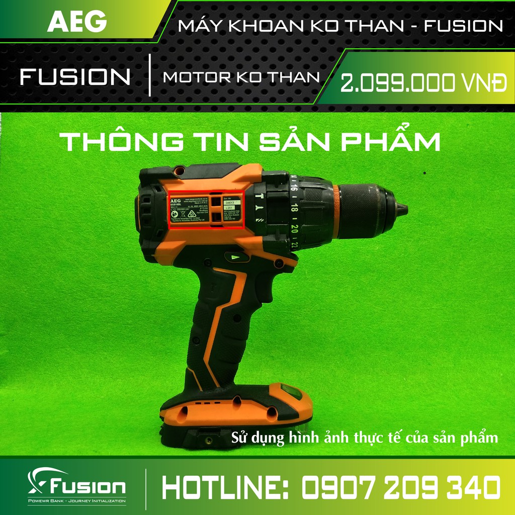 MAY KHOAN AEG  /  BH 6 Tháng