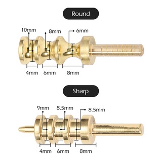 Dụng cụ chà nhám cạnh da WUTA đồng thau hàn sắt/ đánh dấu đường may