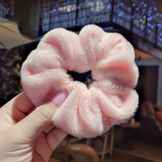 Cột tóc Scrunchies lông nhung mềm mịn dễ thương