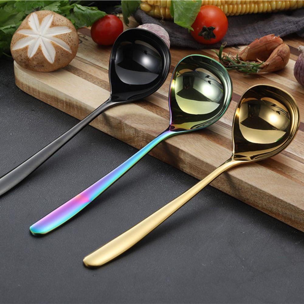 YIYU Muỗng Múc Canh Bằng Thép Không Gỉ Thiết Kế Độc Đáo