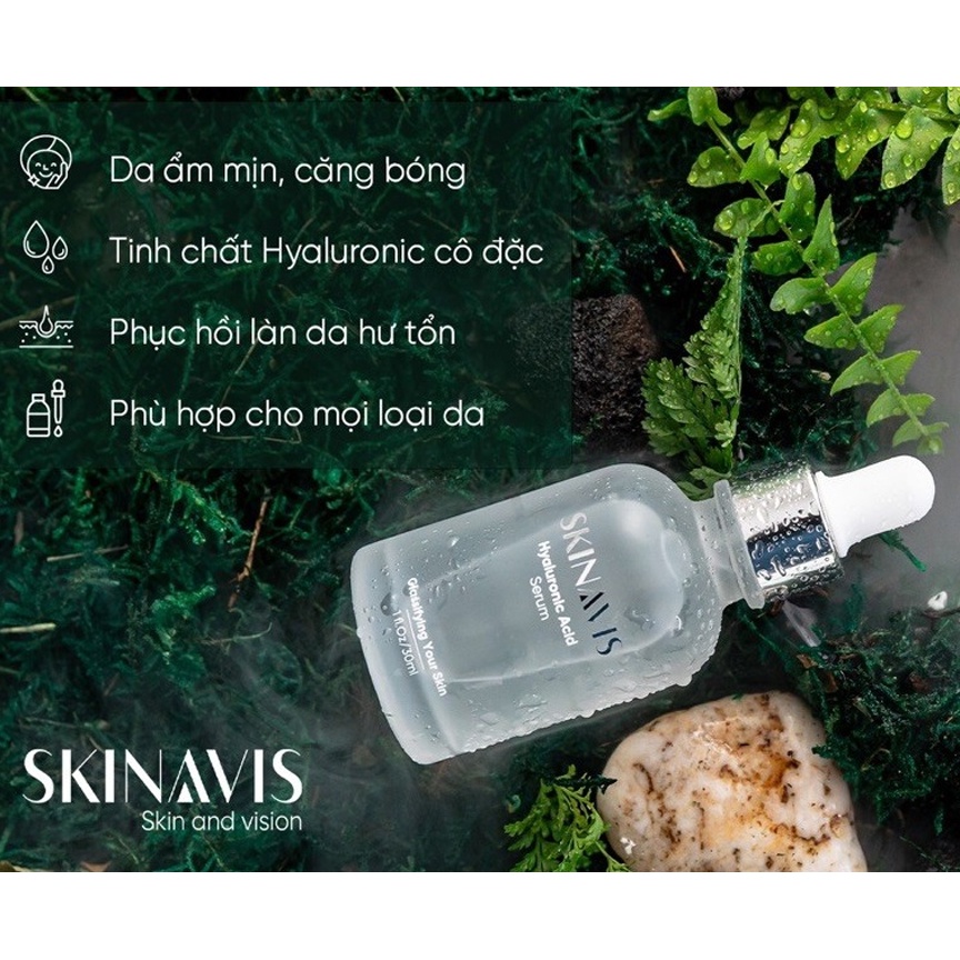 Serum SKINAVIS SERUM HYALURONIC B5 Cấp ẩm và phục hồi da căng mọng