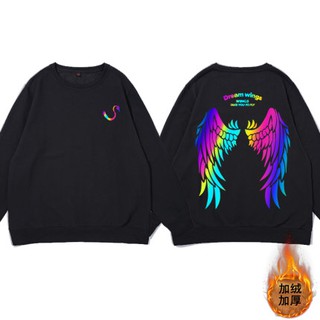 Áo Nỉ Sweater phản quang đôi cánh siêu ngầu [FREESHIP] Áo sweater dày dặn, áo sweater nam nữ đẹp,áo đôi đẹp