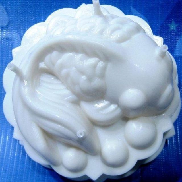 Set 2 Khuôn Rau Câu Ép Cơm Hình Cá Chép 200gr - dụng cụ làm bánh trà sữa [ có sỉ ]