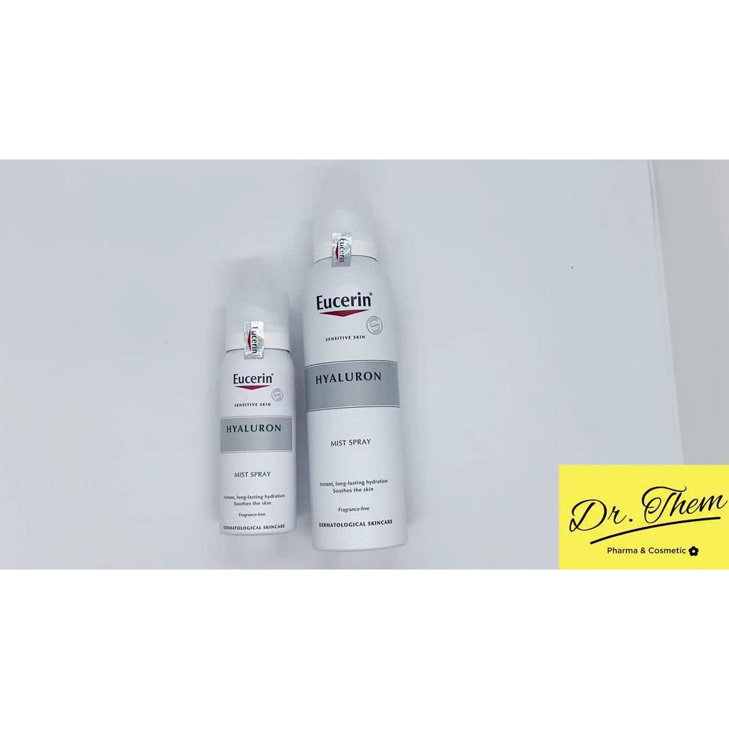 Xịt Khoáng Eucerin Hyaluron Mist Spray - Dưỡng Ẩm Cho Da Nhạy Cảm Ngăn Ngừa Lão Hóa 50ml - 150ml | BigBuy360 - bigbuy360.vn