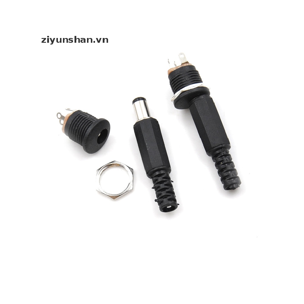 Set 10 Giắc Cắm Female + Male Jack Nối 5.5 * 2.5 mm DC022