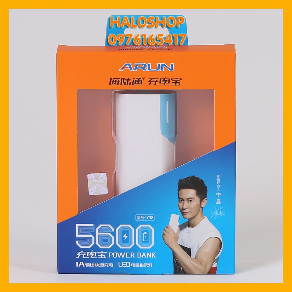 PIN SẠC DỰ PHÒNG ARUN 5600MAH CHÍNH HÃNG BẢO HÀNH 12 THÁNG