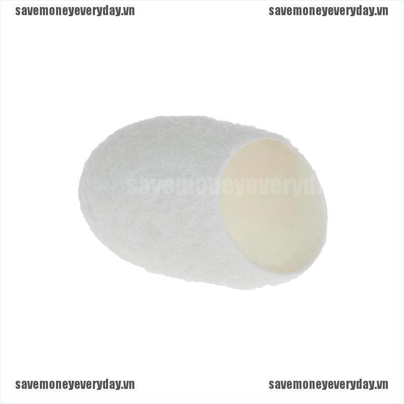 [Save] 100Pc/set Natural Silk Cocoons Silkworm Balls Facial Skin Care Scrub Whitening [VN]