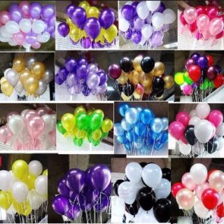 [FREE-SHIP] 10 Bong Bóng Nhũ Thái Lan 32cm Trang Trí Sinh Nhật, Trang Trí Cưới (HAPPYBIRTHDAY)
