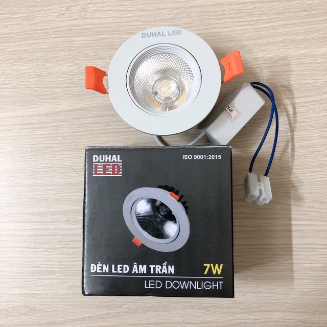 Đèn LED chiếu sâu 7W âm trần DUHAL