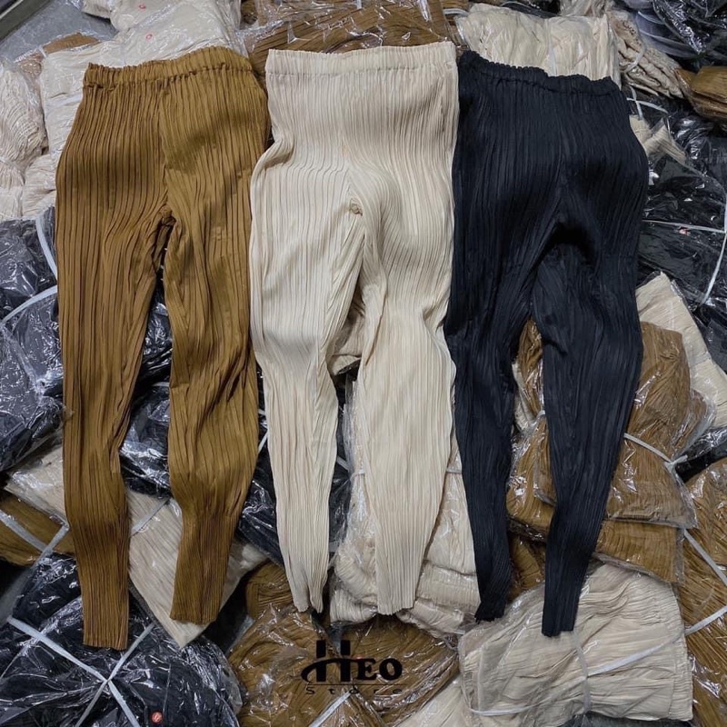 QUẦN BAGGY DẬP LY CẠP CHUN BO ỐNG