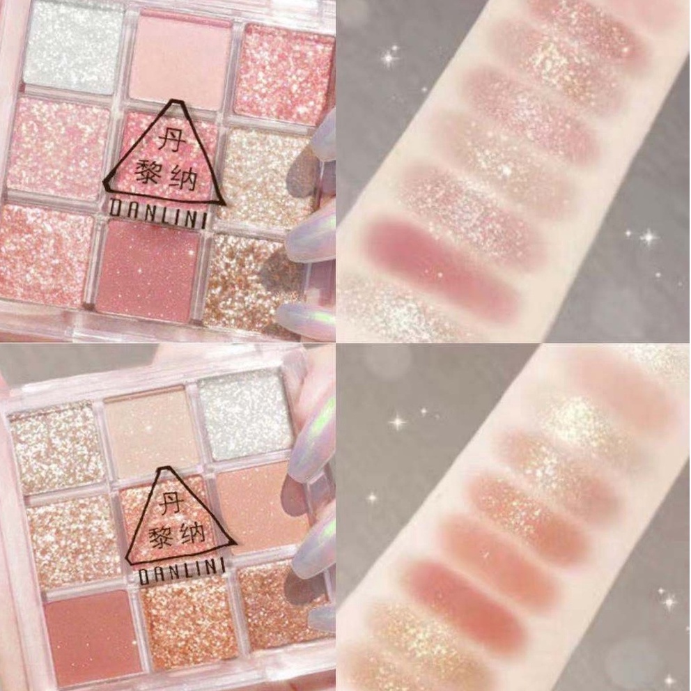 [Hàng mới về] Bảng phấn trang điểm mắt ánh ngọc trai phân cực lấp lánh phong cách Hàn Quốc cho người mới bắt đầu