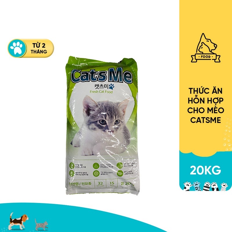 Thức ăn cho mèo Cats Me bao to 20kg