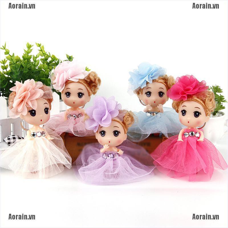 Búp Bê Em Bé Mini 12cm Có Móc Khóa Dễ Thương