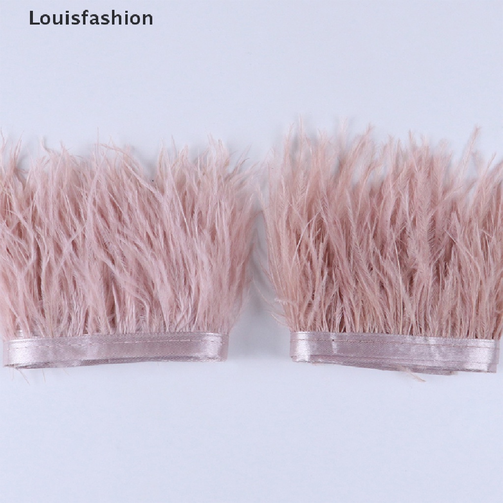 Dây Ruy Băng Lông Đà Điểu Dài 1m 6-8Cm Dùng Trang Trí Đầm DIY Mới