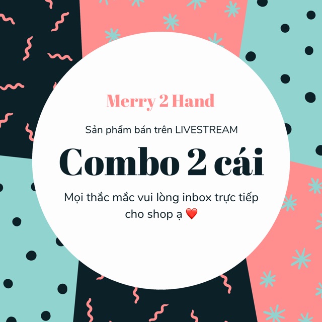 [Mã FASHIONT4WA2 giảm 10K đơn 50K] COMBO 2 áo (chọn live )