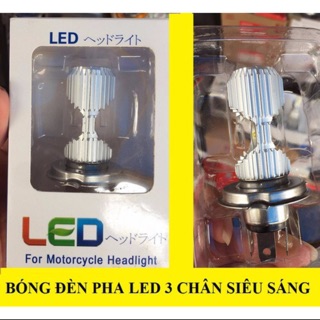 BÓNG ĐÈN PHA H4 SIÊU SÁNG CHO XE MÁY
