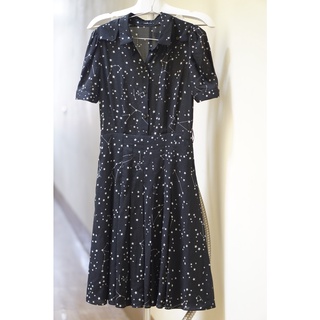 Đầm liền công sở Eva de eva màu đen size S