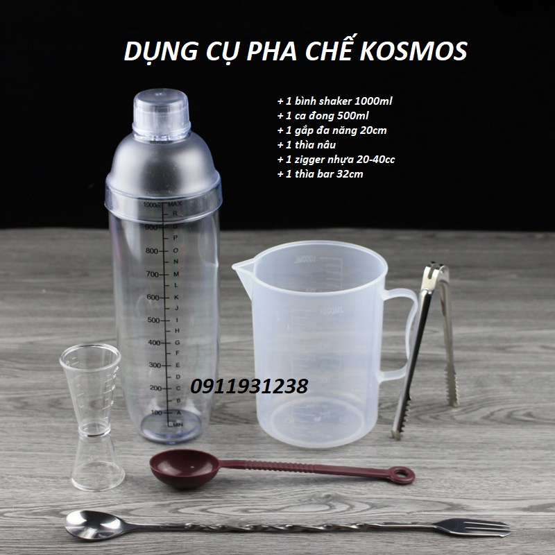 Combo dụng cụ pha chế 6 món ưa thích