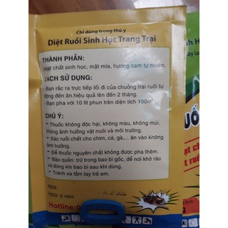 Bột sinh học đuổi ru_ồi 50gam