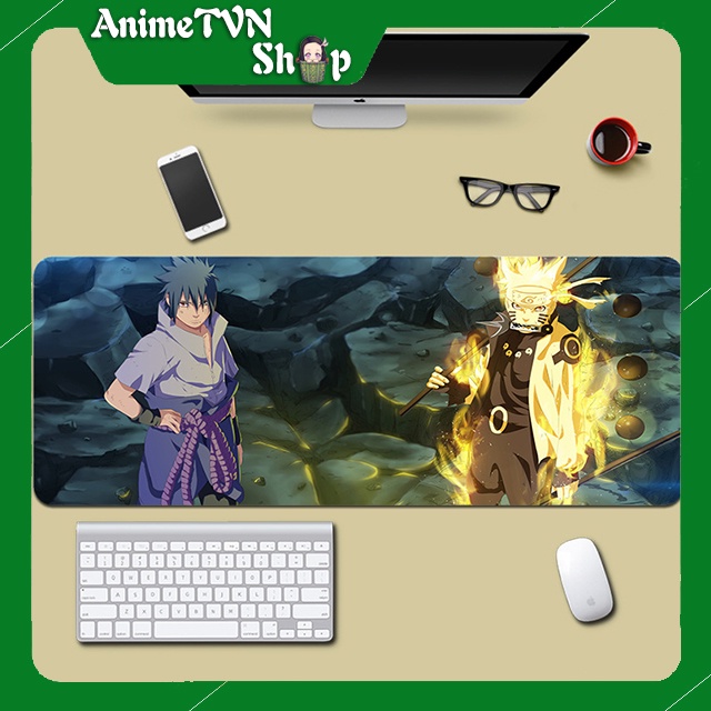 Miếng lót chuột khổng lồ hình Anime/Manga Naruto và nhóm Akatsuki - cao su thiên nhiên