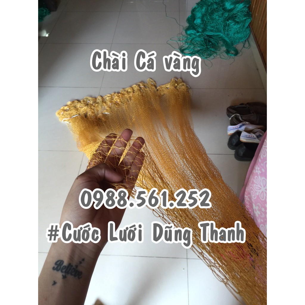 Chài cá - dù 1.7 sải tay, đầy đủ chì