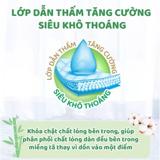 Mẫu thử Tã/bỉm 𝒒𝒖𝒂̂̀𝒏 𝑴𝒐𝒍𝒇𝒊𝒙 𝑻𝒉𝒊𝒆̂𝒏 𝒏𝒉𝒊𝒆̂𝒏 𝑳 (9𝒌𝒈 - 13𝒌𝒈) - Gói 2 miếng