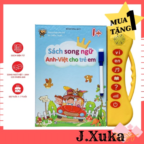 Sách nói điện tử Song Ngữ Thanh Nga cho bé tập nói - Giúp Bé Học Tốt Toán - Tiếng Việt - Tiếng Anh J56