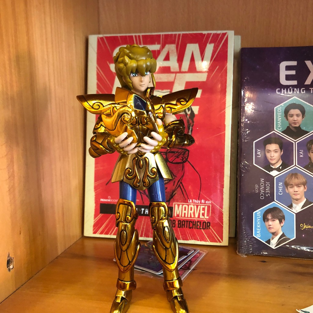 Mô hình Saint Seiya/ áo giáp vàng chính hãng: Aiolia-Leo/ Sư Tử