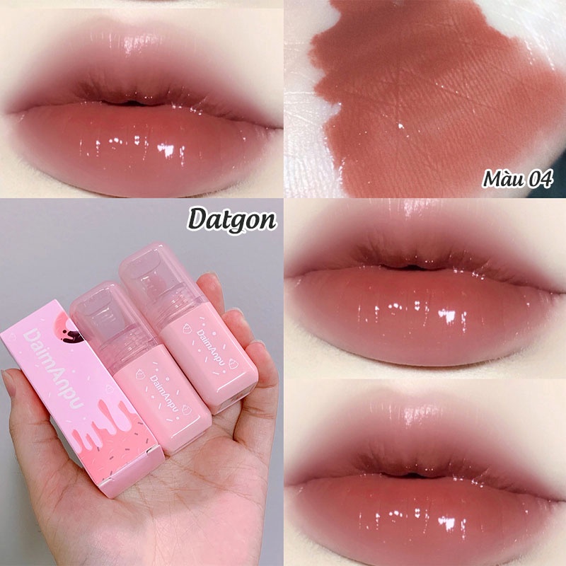 Son Bóng Daimanpu Vỏ Hồng Nắp Trong Cute Chính Hãng Hàng Nội Địa Trung D131
