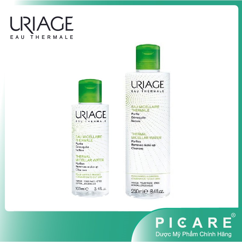 Uriage Nước Tẩy Trang Dành Cho Da Nhờn Mụn Eau Micellaire Thermal Purife Nettoie