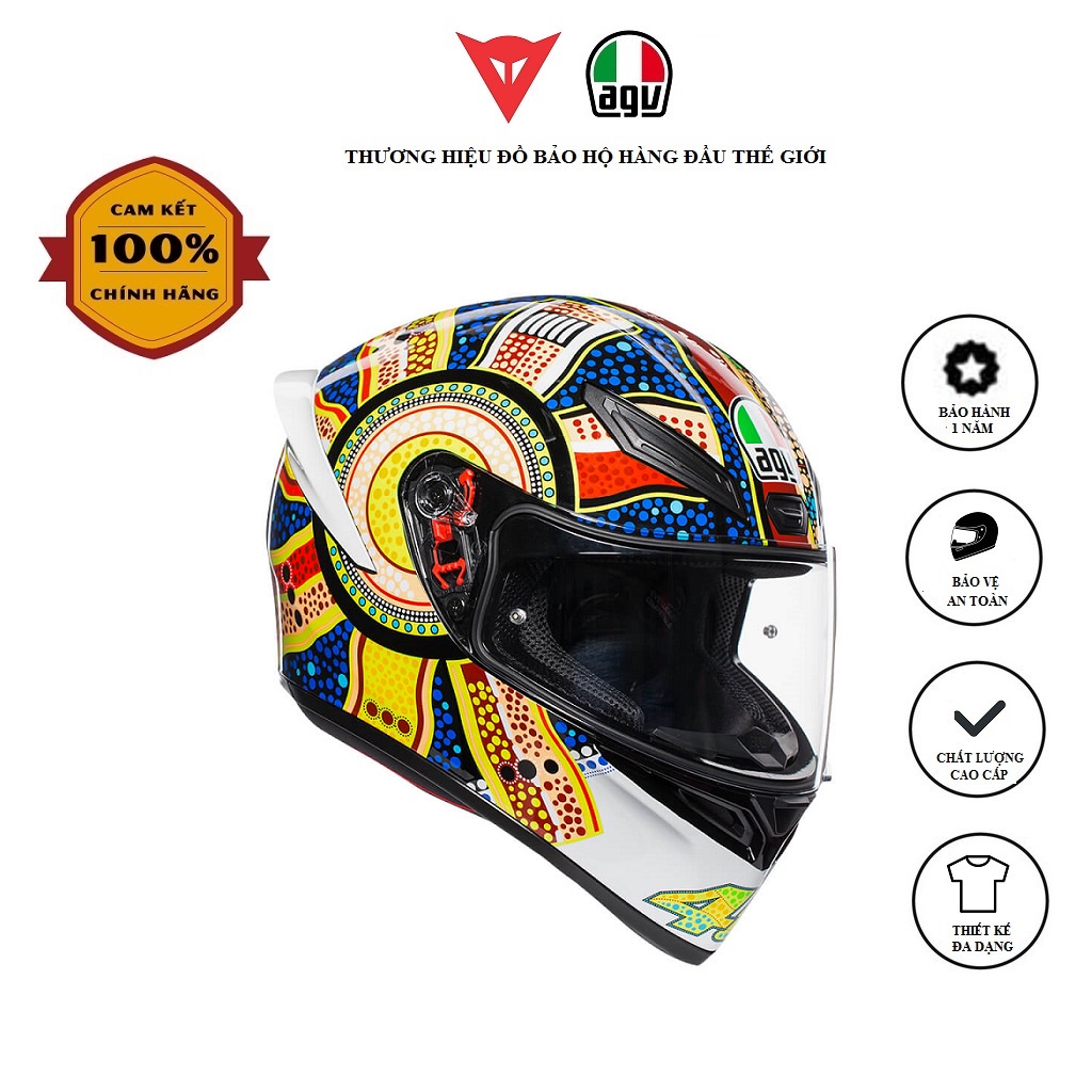 Nón bảo hiểm AGV K1 ASIA FIT DREAMTIME - Chính Hãng