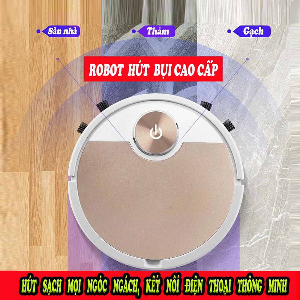 Robot Hút Bụi Lau Nhà máy hút bụi tự động ES06 Điều Khiển Qua App Hút Sạch Mọi Ngóc Ngách Trong Nhà Bảo Hành 100 Ngày