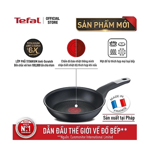 Chảo chiên Tefal Unlimited G2550243 20cm - Hàng chính hãng