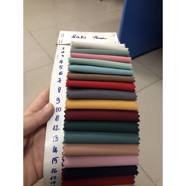 VẢI KAKI THUN SỈ 10 MÉT KHỔ 1m50