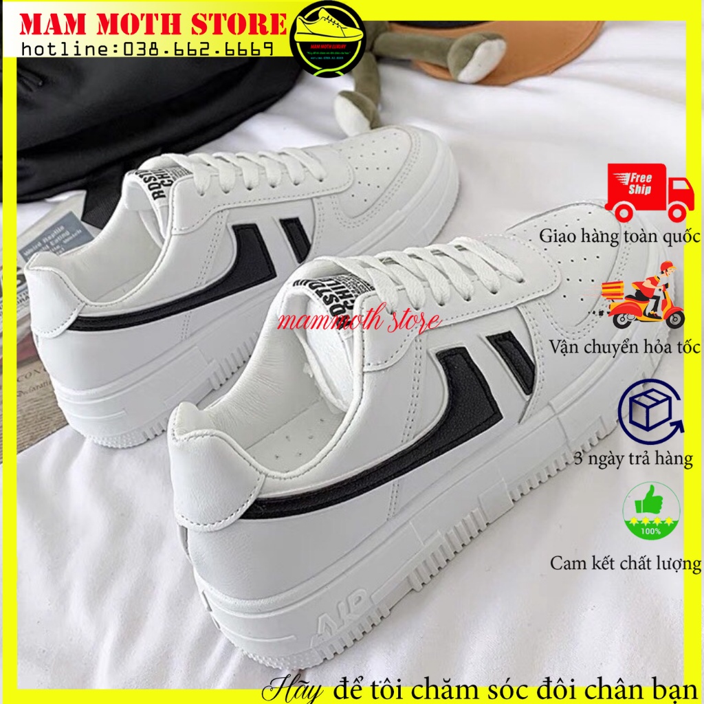 Giày thể thao nữ, giày af1 ulzang bàn trung hàng 11 full size nữa đủ 3 màu đẹp sh