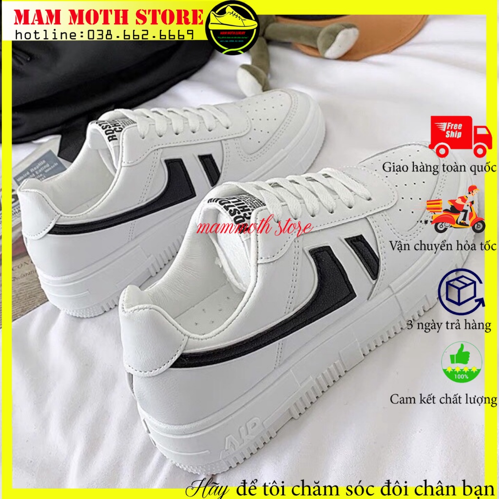 Giày thể thao nữ, giày af1 ulzang bàn trung hàng 11 full size nữa đủ 3 màu đẹp sh