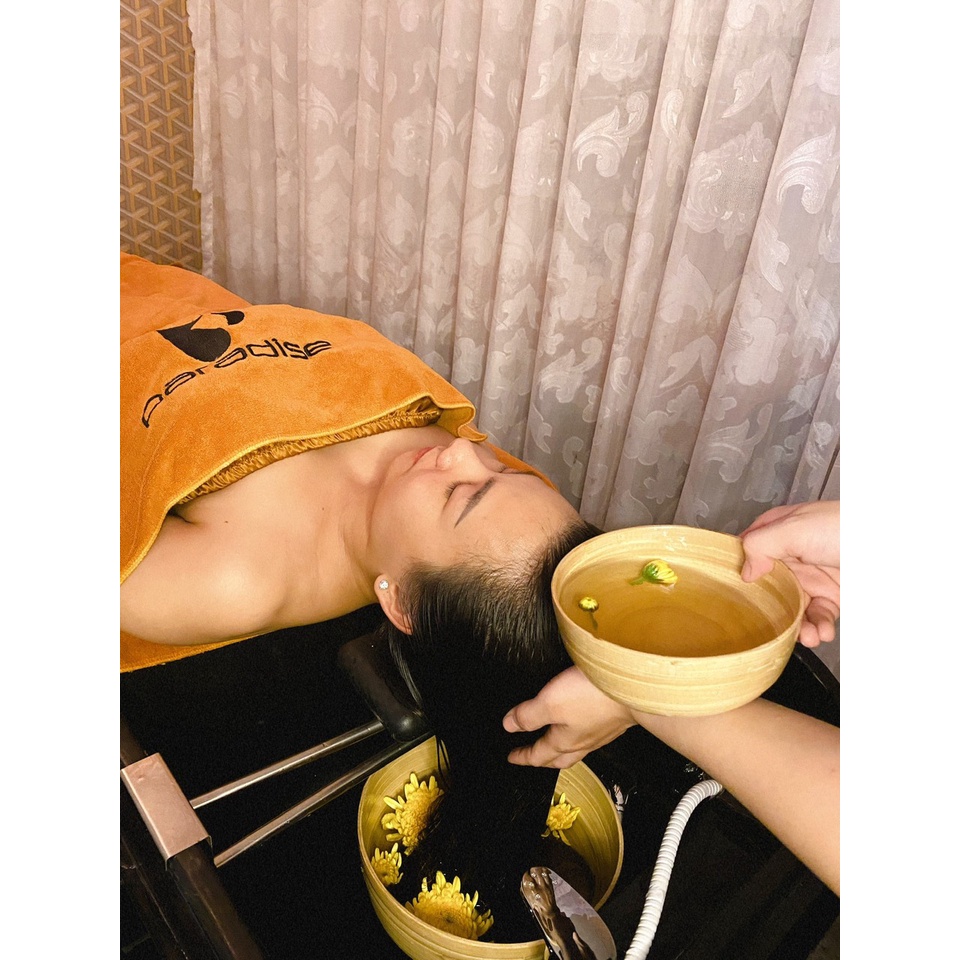 HCM  - Liệu trình gội đầu và massage dưỡng sinh tại Paradise Spa