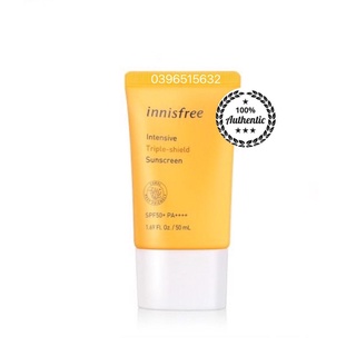 (MẪU MỚI) Kem Chống Nắng Innisfree Intensive Triple Shield Sunscreen SPF50+ PA++++