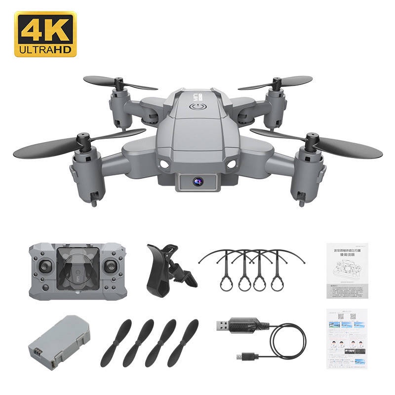 Mini Drone HD Bắn 4K Máy bay chuyên nghiệp Trường tiểu học Bốn trục cố định Máy bay điều khiển từ xa cao Đồ chơi trẻ em