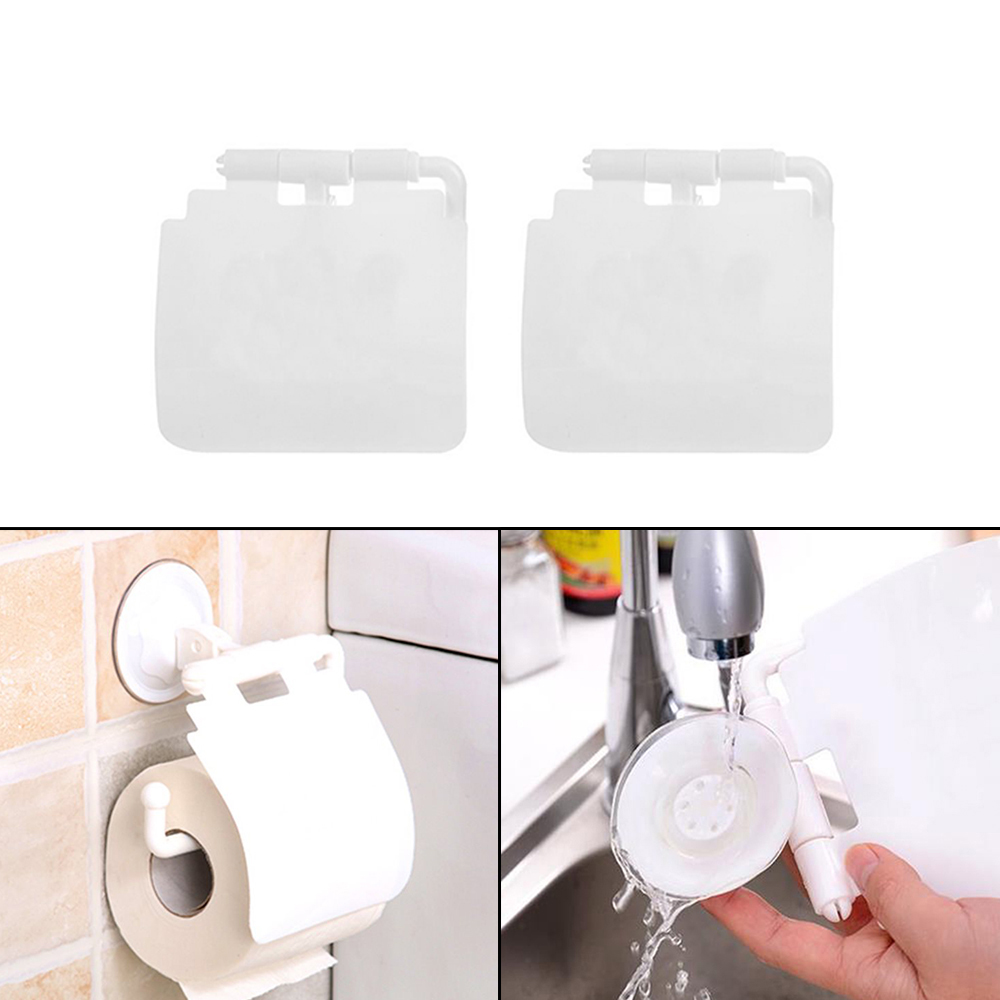 Giá treo giấy vệ sinh bằng nhựa màu trắng đơn giản chất lượng