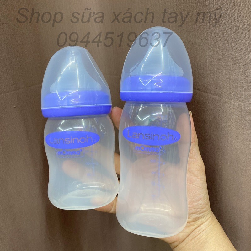 Bình sữa Lansinoh 160ml và 240ml mẫu mới